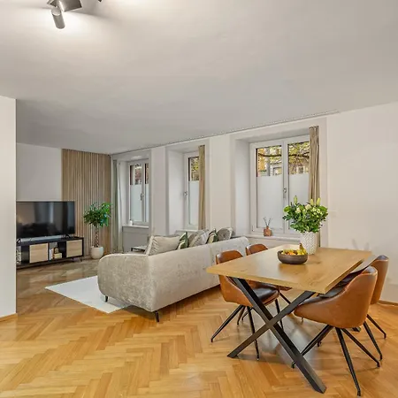 Apartamento Im Stadtzentrum Gelegenes Mit Kingsize Bed Zúrich