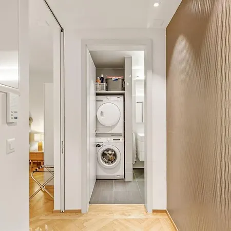 Im Stadtzentrum Gelegenes Mit Kingsize Bed Daire Zürih