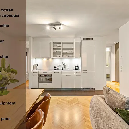 Apartamento Im Stadtzentrum Gelegenes Mit Kingsize Bed Zúrich