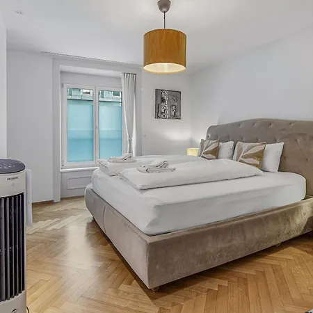 Apartamento Im Stadtzentrum Gelegenes Mit Kingsize Bed Zúrich